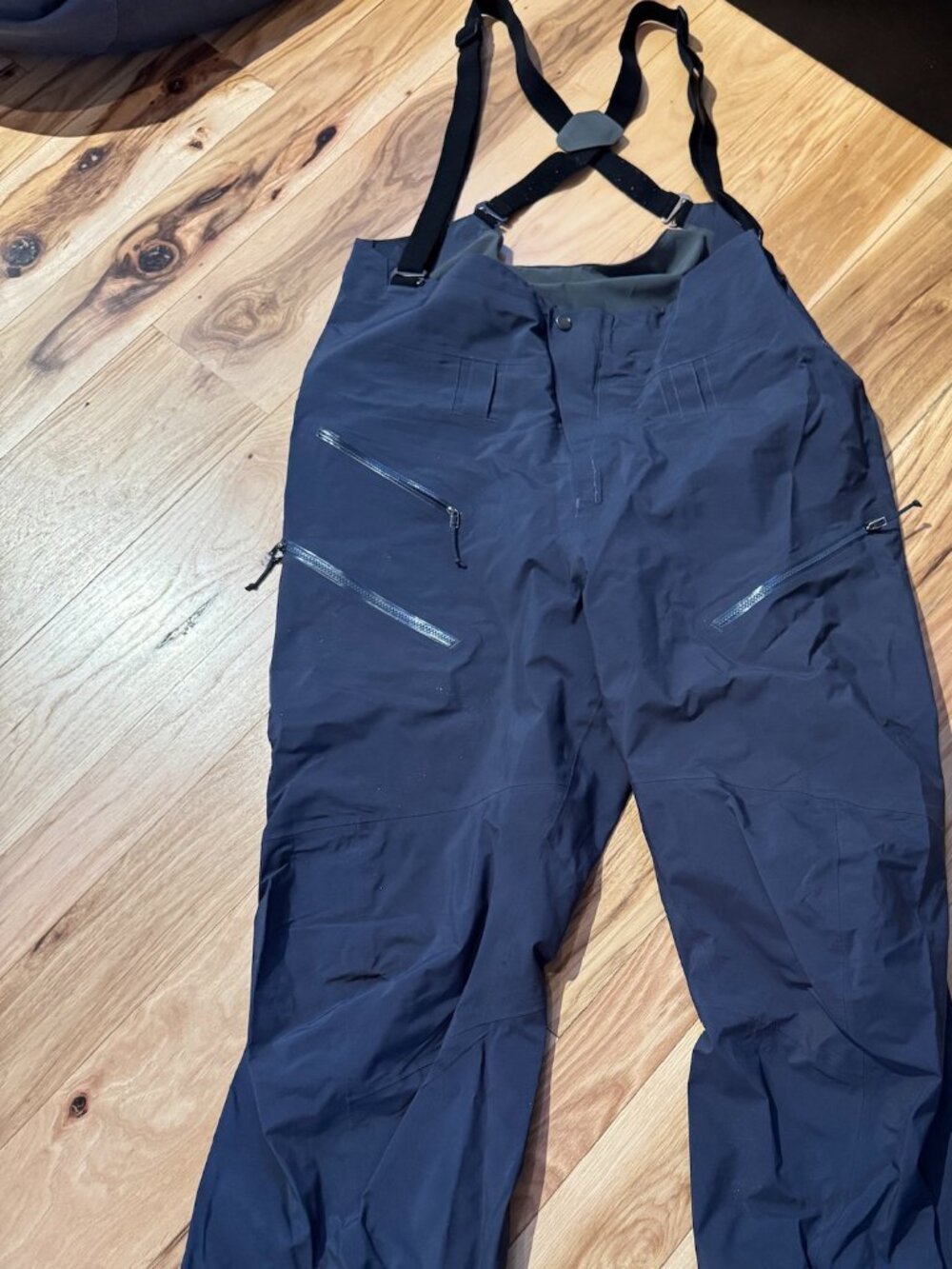 Patagonia PowSlayer GORE-TEX Pro Ski Bibs XL Storm Blue - Picture 1 of 11